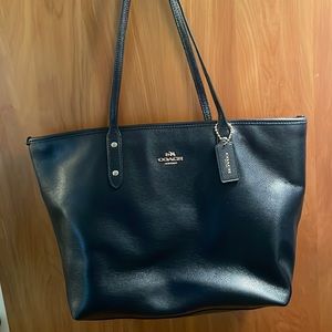 Dark blue Coach bag